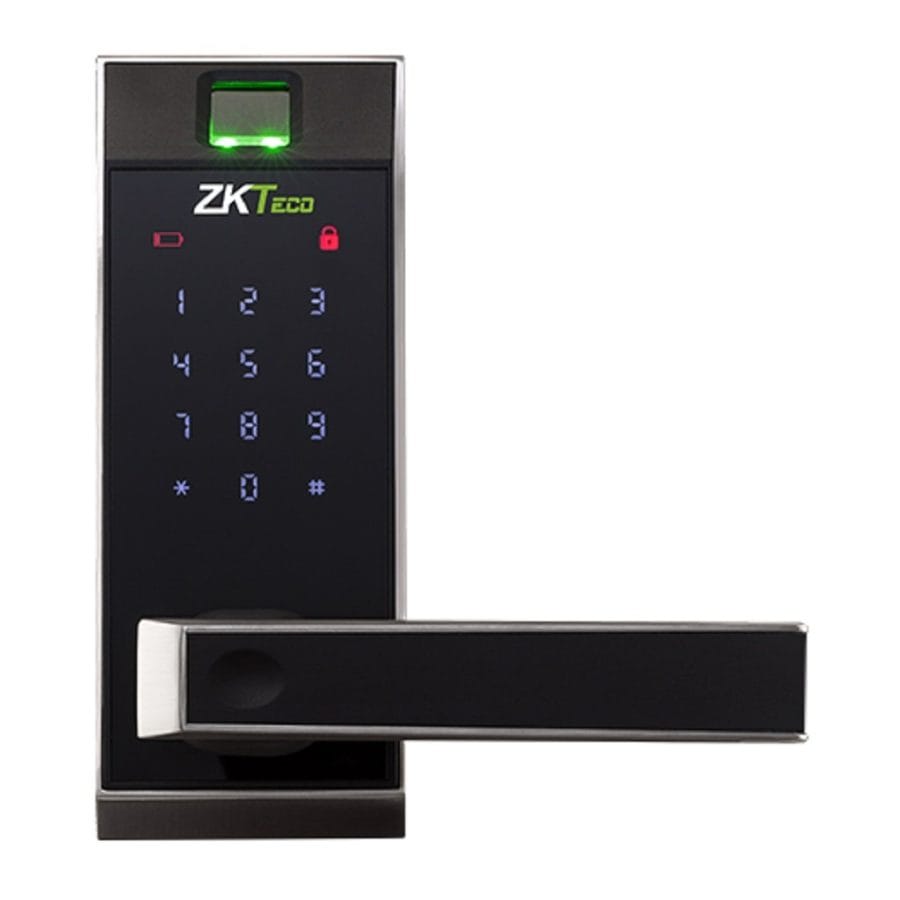 ZKTeco AL20B Smart Lock – Fingerprint, Keypad, RFID & Bluetooth Mobile App Control​
