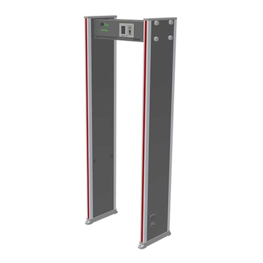 ZKTeco ZK-D1065 6‑Zone Walk-Through Metal Detector